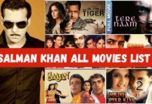सलमान खान की सभी फिल्मों की सूची 1988 से 2026 | Salman Khan All Movies List 1988 To 2026 Salman Khan All Movies List