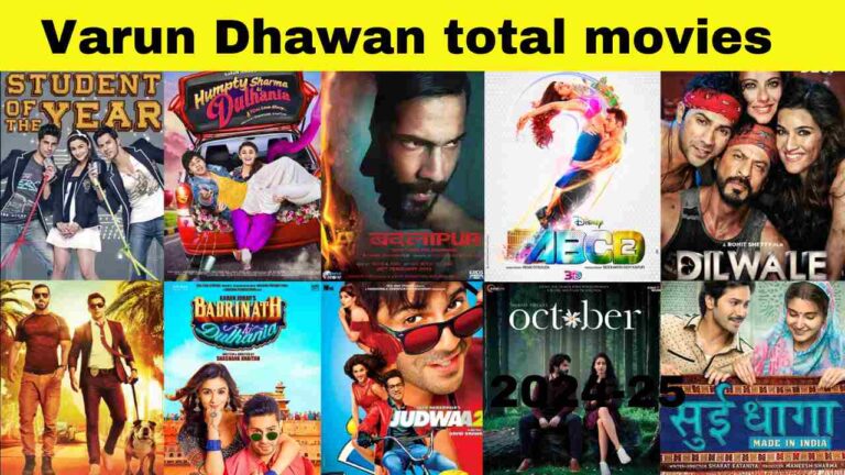 Varun Dhawan total movies number