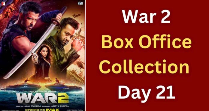 War 2 box office collection day 21