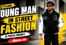 Stylish Young Man in Street Fashion | स्ट्रीट फ़ैशन में स्टाइलिश युवा व्यक्ति