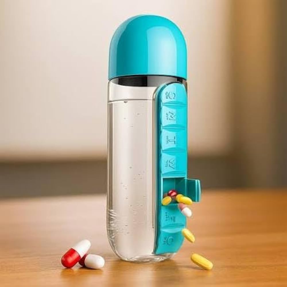 Multi Functional Pill Bottle Water Bottle