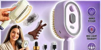 VIVITO 3-in-1 Electric Steam Brush: एक ही ब्रश में Hair Detangling, Nano Mist और Scalp Massage का स्मार्ट कॉम्बिनेशन