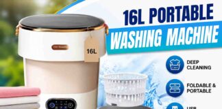 Portable Mini Washing Machine 2kg: छोटे घर, ट्रैवल और बेबी कपड़ों के लिए कितना काम की है यह Foldable Washing Machine