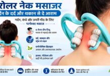 MAYCREATE Neck Massager: 6 रोलर्स वाला हैंडहेल्ड मसाजर क्यों हो सकता है उपयोगी?