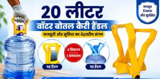 20 Liter Water Bottle Carry Handle: आसान और सुविधाजनक पानी उठाने का तरीका
