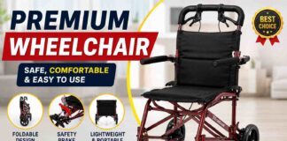 Imported Lightweight Transporter Wheelchair: यात्रा के लिए कितना उपयोगी है यह फोल्डिंग व्हीलचेयर